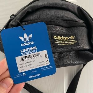 NWT-ADIDAS black bum bag